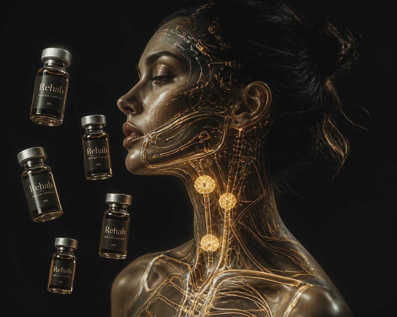 Rehab® Health Lab peptide vials